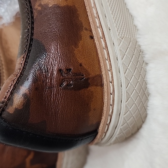 frye beacon leather sneaker